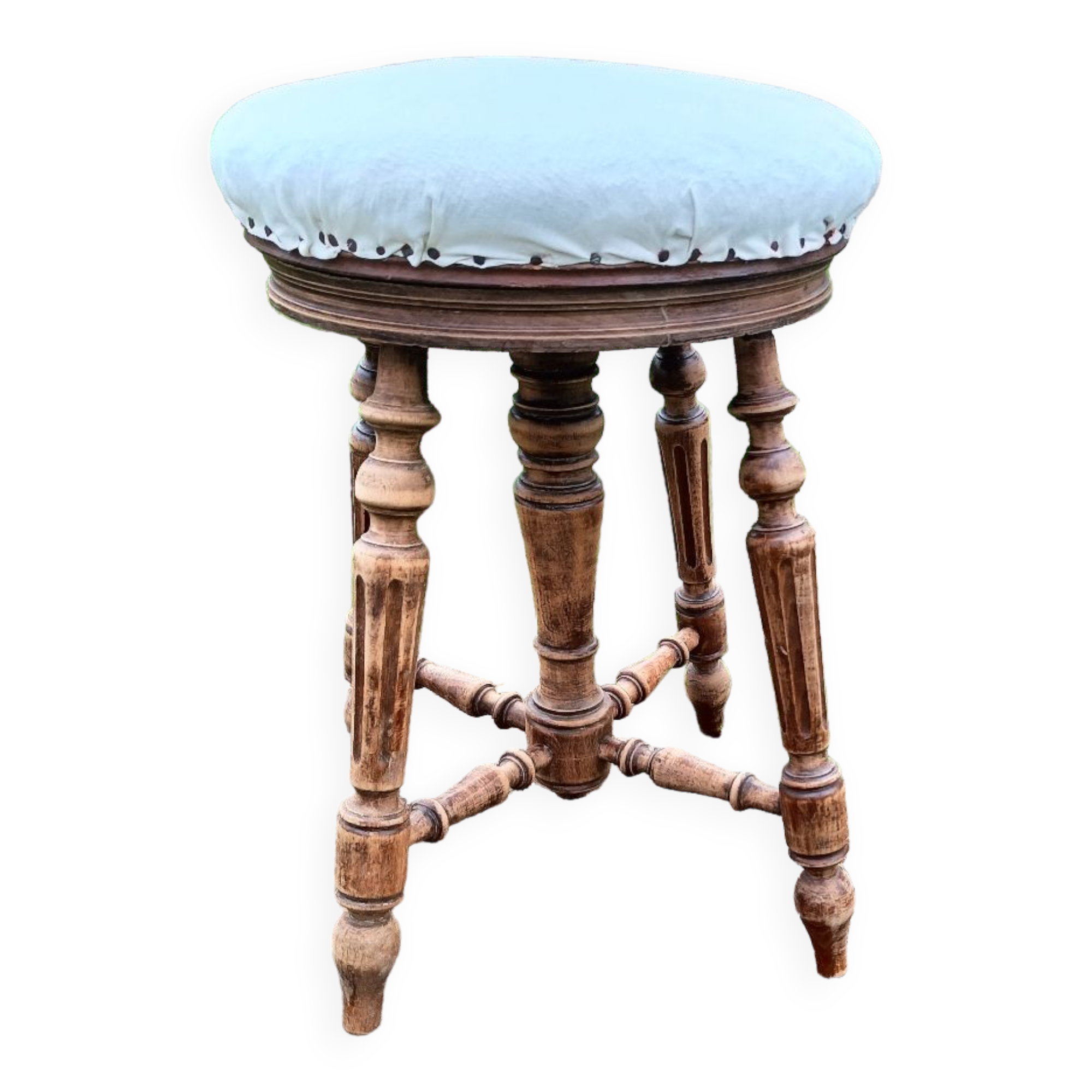 Old style piano stool louis xvi