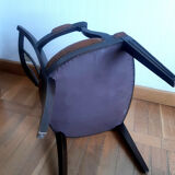 Fauteuil de bureau anglais  cuir 1940