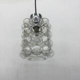 Large Bubble Glass Pendant by Helena Tynell for Limburg, Germany, 1970s