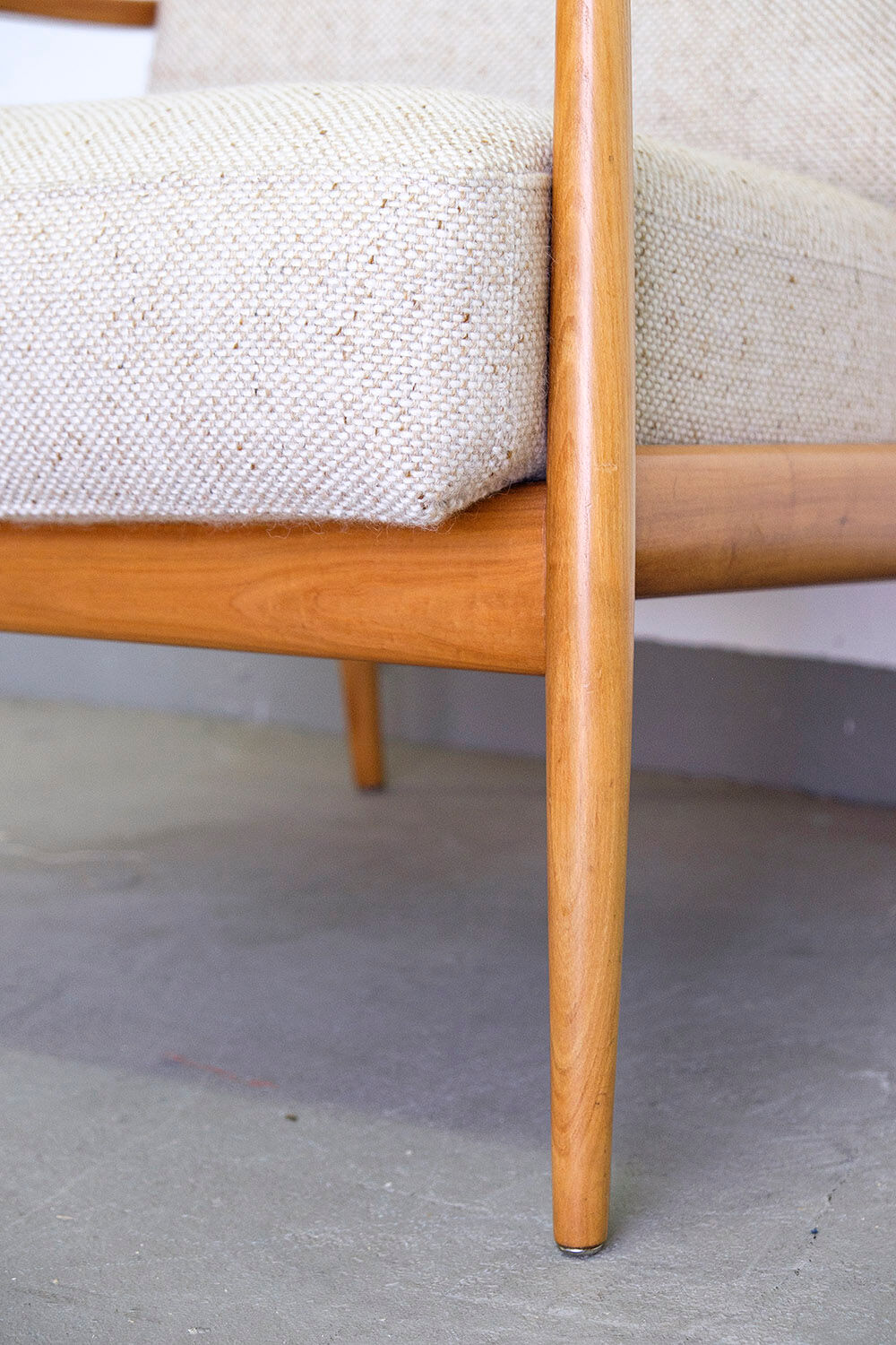 Cherrywood Antimott Lounge Chair by Walter Knoll, 1960s