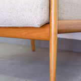 Cherrywood Antimott Lounge Chair by Walter Knoll, 1960s