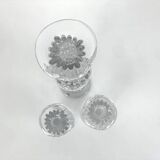 Glass candlesticks, Göran Wärff for Kosta Boda, Sweden, 1970s, set of 3