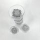 Glass candlesticks, Göran Wärff for Kosta Boda, Sweden, 1970s, set of 3