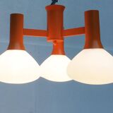 Orange Vintage Space Age Pendant Lamp