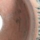 Ancient terracotta pot for bonsai succulents, Korea, signed 20th century.