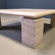 Travertine coffee table 1970s, Italy