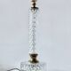 Vintage lamp 1960 Glass and Brass