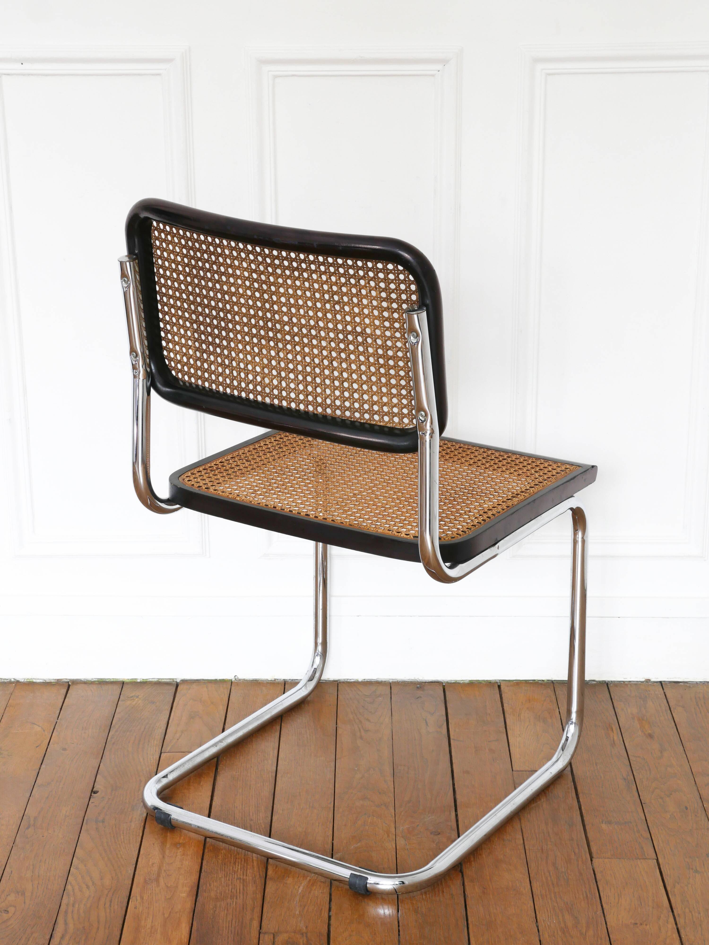 Cesca B32 Breuer chair Made in Italy - Canework seat redone