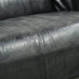 Amazing and unique cowhide aviator design bench, 2-seater