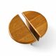 Solid oak matching side / coffee tables / 1970s