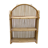 Rattan shelf