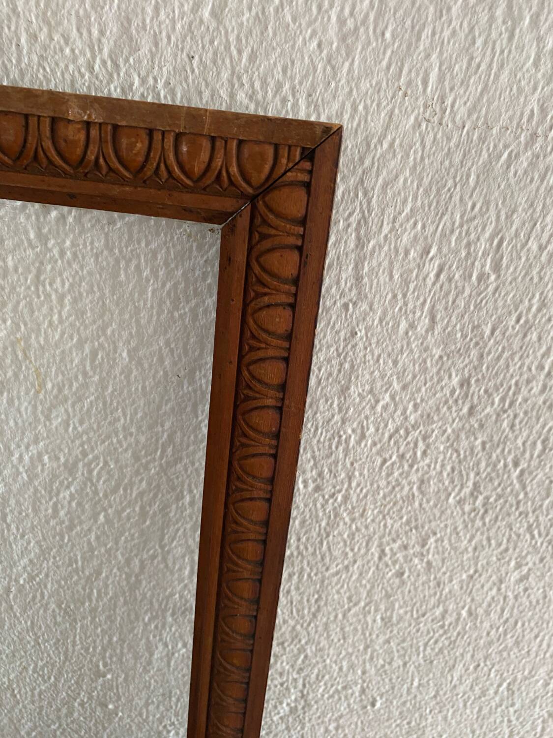 Carved wooden frame circa 1930.