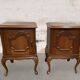 Pair of oak bedside tables