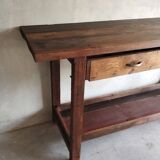 Old workbench with 2 large drawers