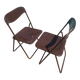 2 designer chairs from the 70s, Italy