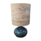 Vintage lamp with blue ceramic foot