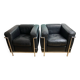 Paire de fauteuils LC2 Le Corbusier édition Cassina vintage