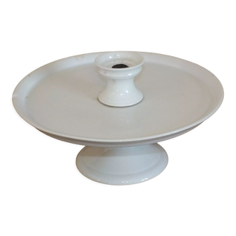 Coupe présentoir en porcelaine blanche du XIXème siècle