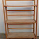 Folding bookseller's shelf