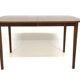 Table de salle à manger scandinave extensible en noyer, Suède, 1960