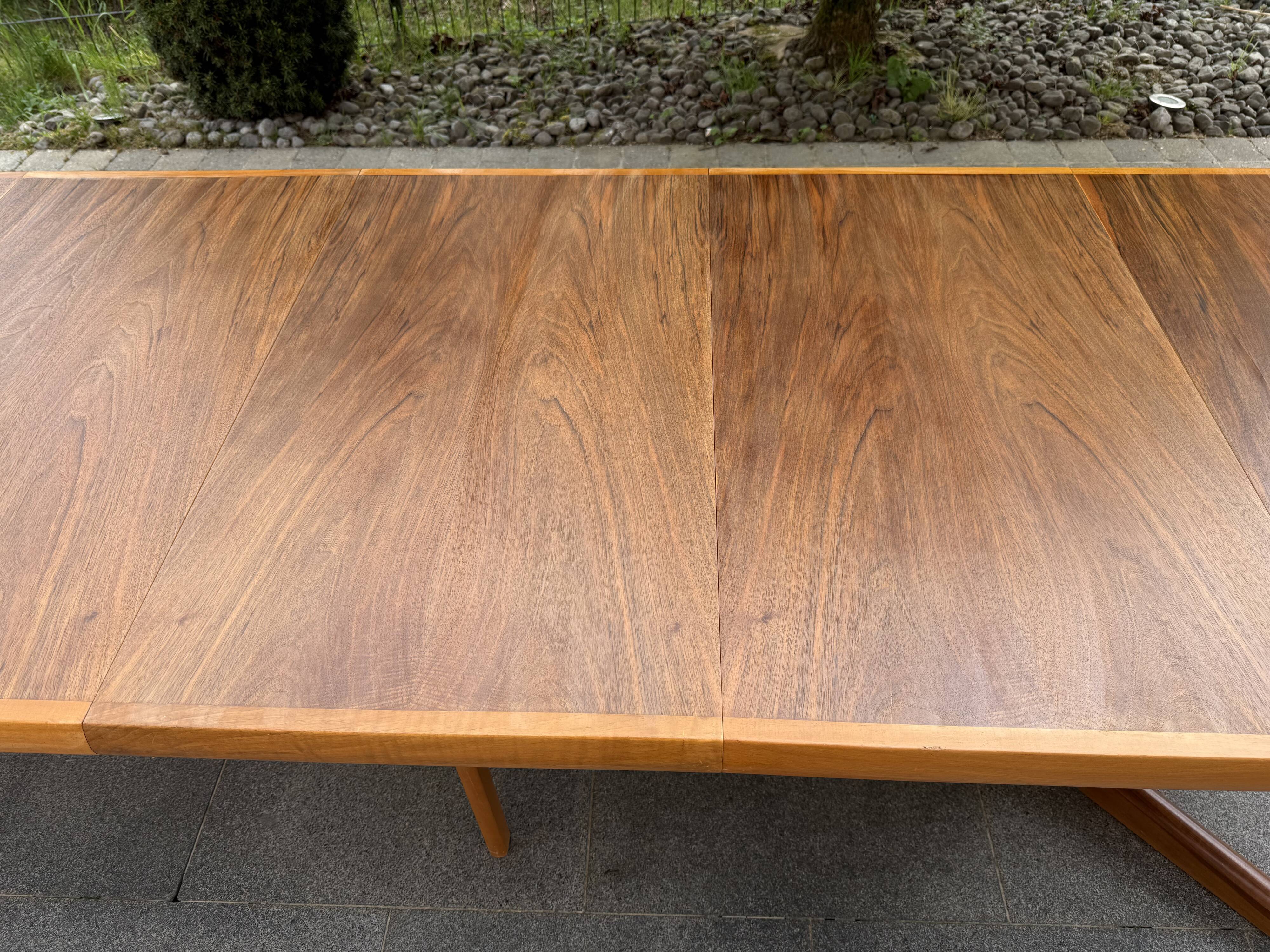 Scandinavian extendable dining table from the 1960s.