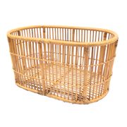 Berceau en rotin vintage pour bébé