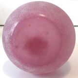 High Soliflore Vase in pink glass paste
