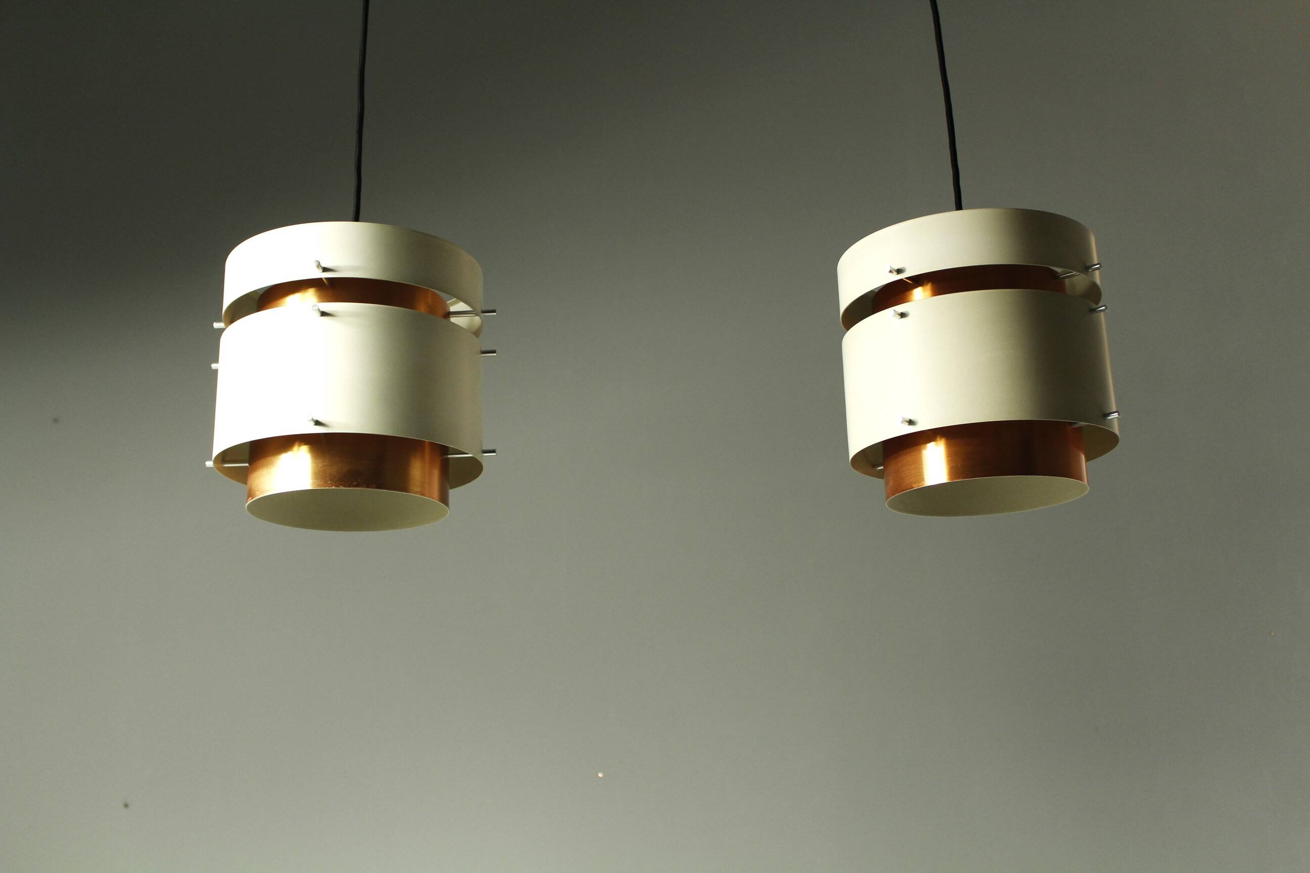 Pair of Scandinavian Pendants, 1960s