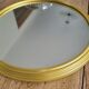 Plateau rond miroir