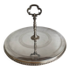 Silver-plated metal tray Roux-Marquiand