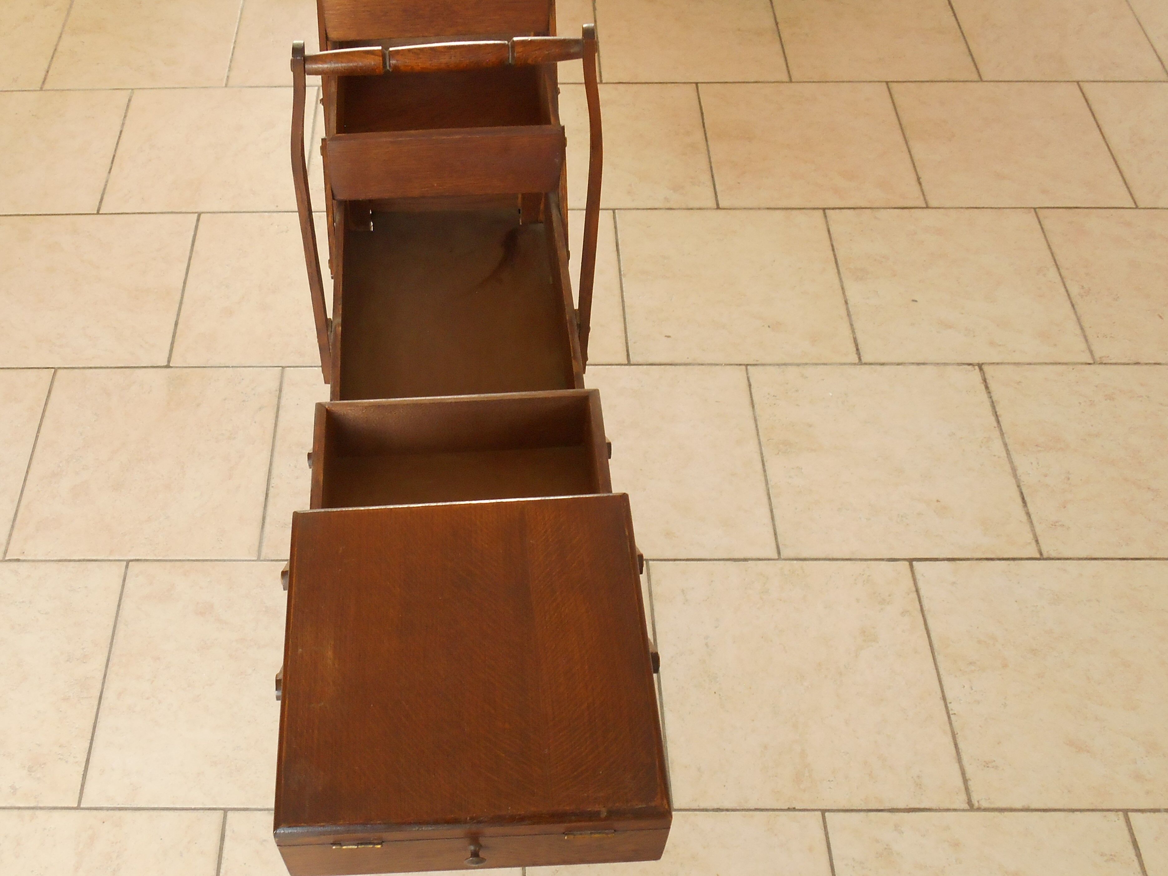 Vintage sewing basket