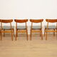 6 chaises de salle à manger | Farstrup | Modèle 210 | Rembourrées