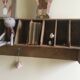 Large antique wall shelf