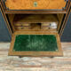 Napoleon III era secretary in elm and walnut marquetry