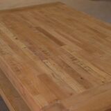 Coffee table in oak and oak veneer from Belgian manufacture