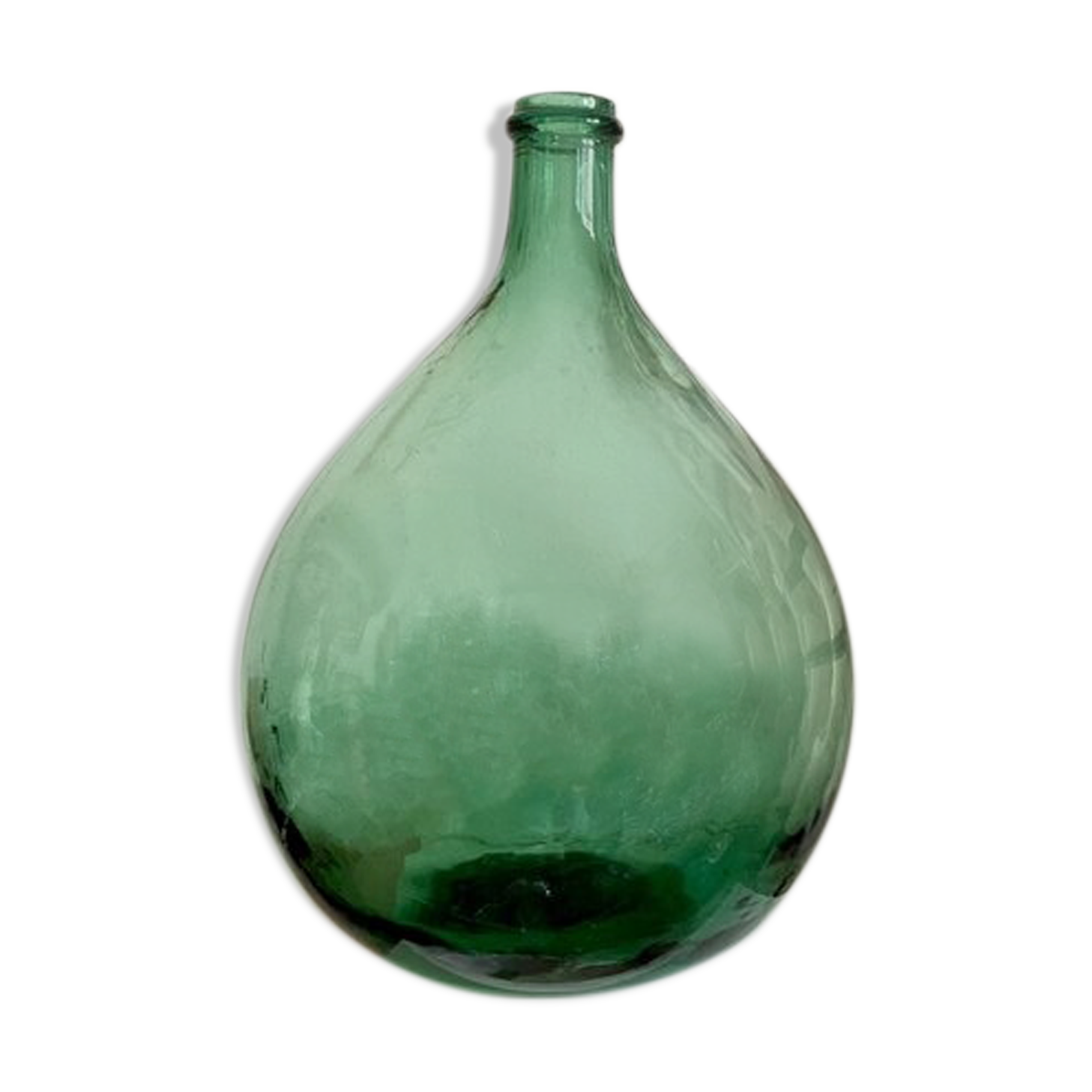 Demijohn in blown glass