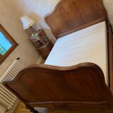 Old walnut bed
