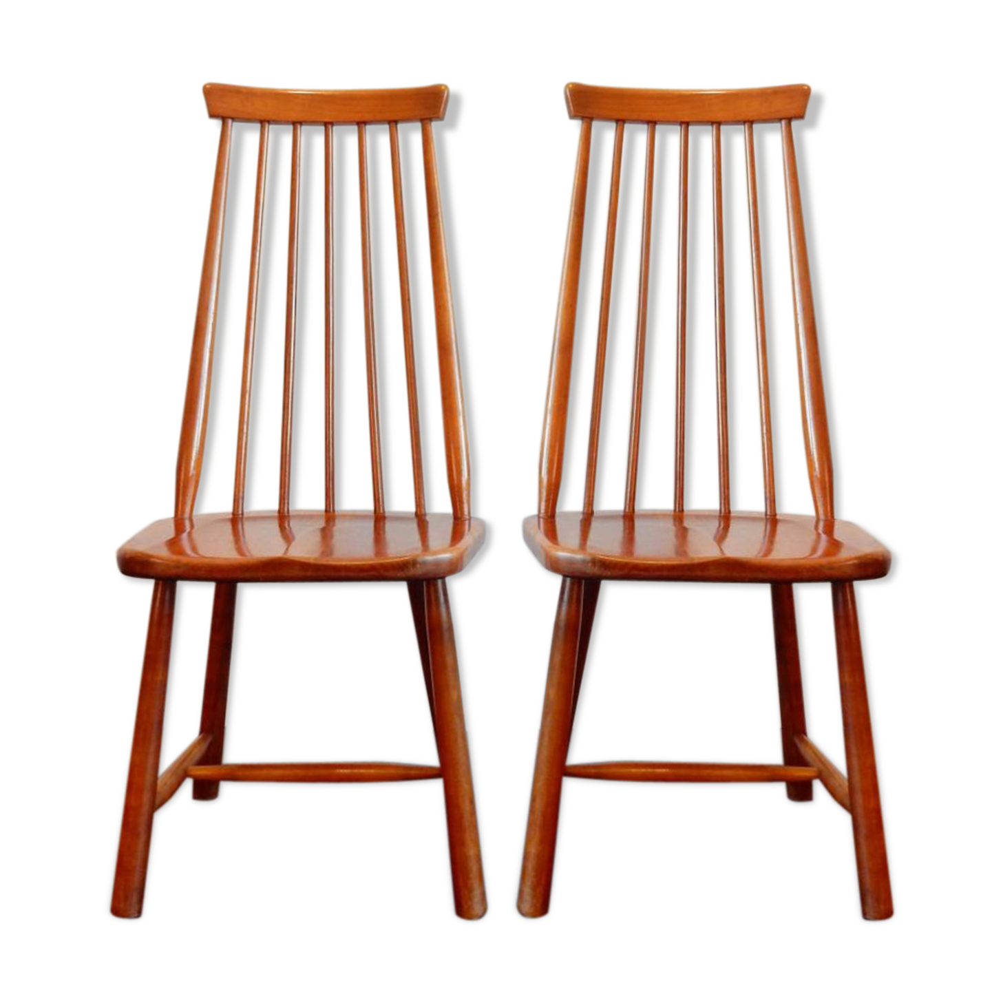 Paire de chaises scandinaves,, années 1950