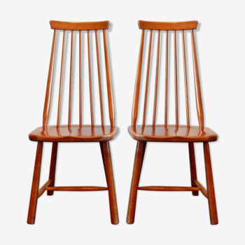 Paire de chaises scandinaves,, années 1950