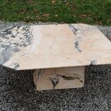 70s design marble coffee table