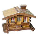 Cigarette display, miniature chalet