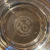 Set of 11 crystal glasses signed Baccarat 1930