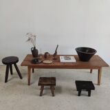 Coffee table in recycled solid teak L:161cm