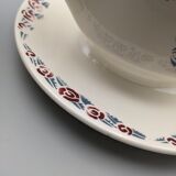 Ancienne saucière faïence modèle etoile badonviller