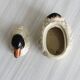 Duck mustard pot, kitchen decor, small jam pot.