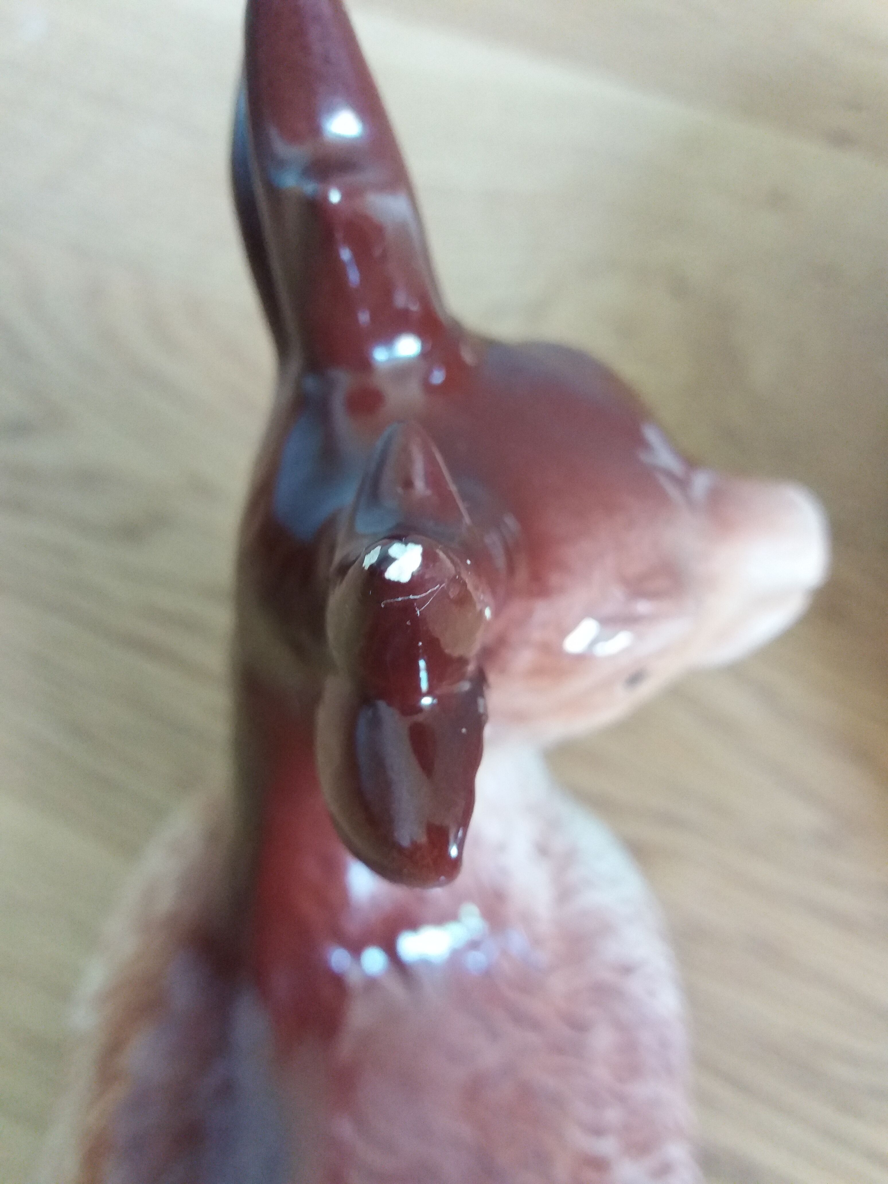 Box terrine zoomorphic deer deer Michel Caugant