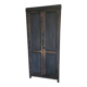 Ancienne Armoire parisienne d’école bois chêne noir