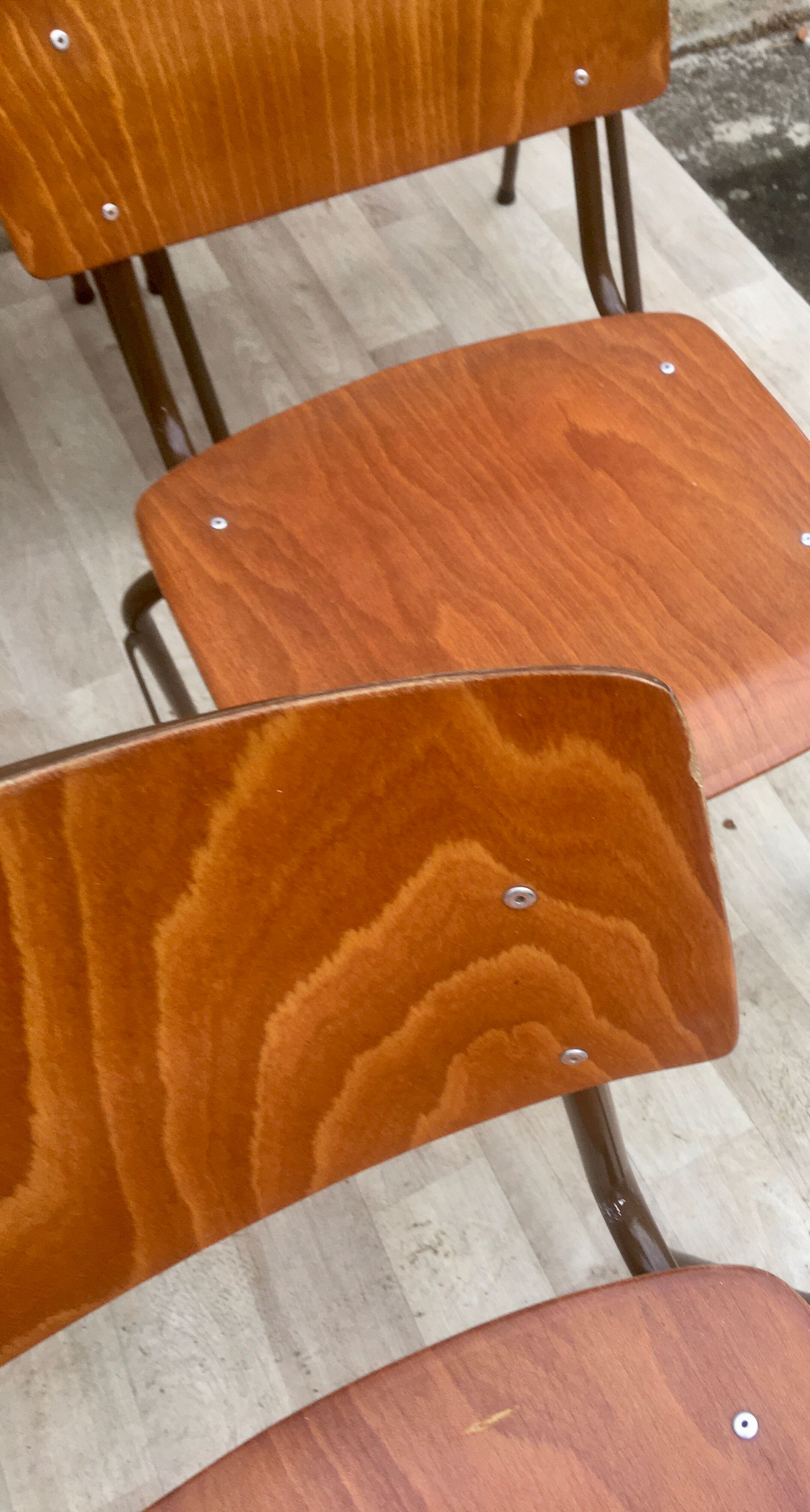 Set of 6 vintage Dutch Marko chairs