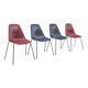 Vintage basket chairs by Gian Franco Legler, 1950s, set of 4.
