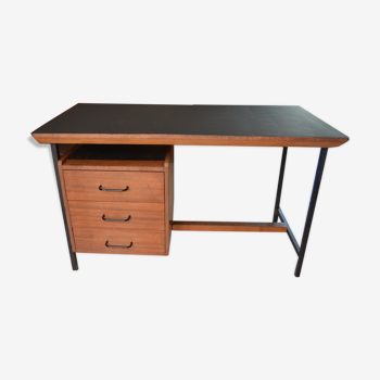 Bureau moderniste années 50/60 acajou massif